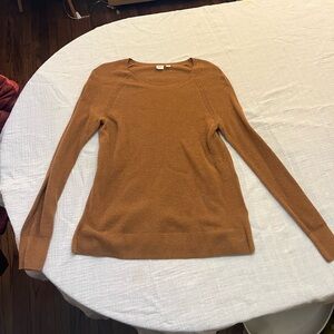 GAP Cognac Brown Crewneck Sweater